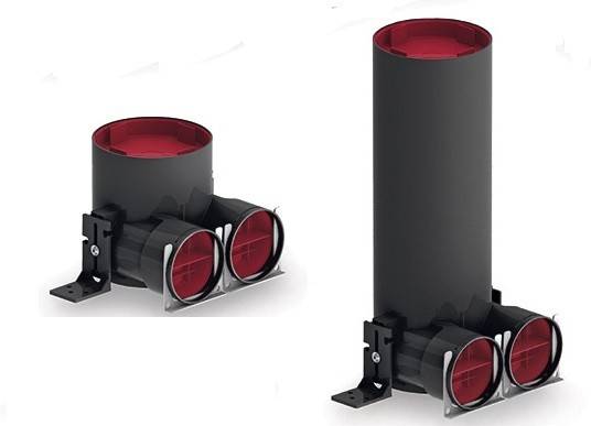 Plenum Zehnder TVA-P 2xDN75, DN125