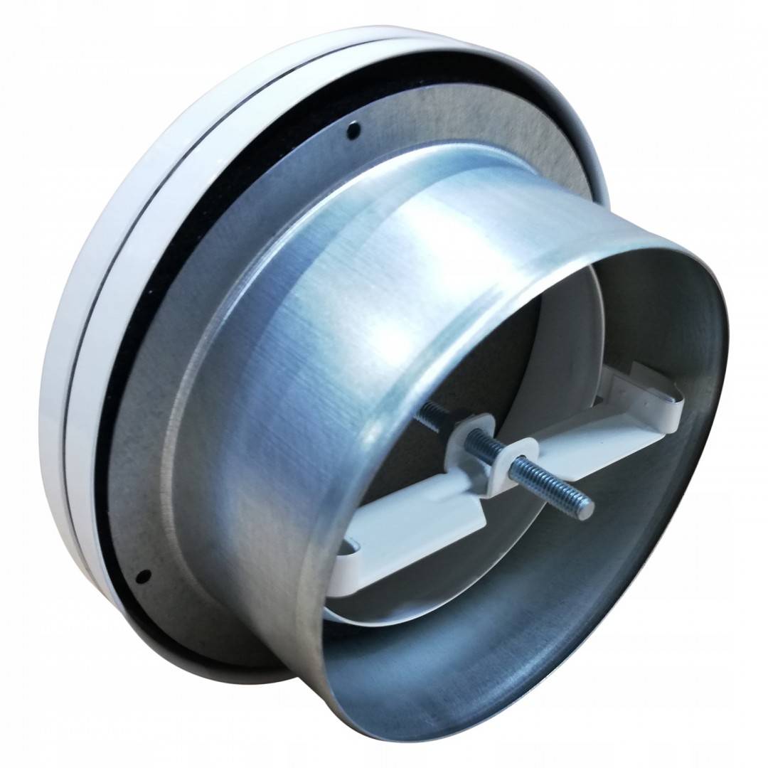 Valva anemostat introducere BLUE 125mm Silent