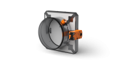 Clapeta antifoc circulara cu motorizata, cu actuator UVAF-M D 100 – 315mm