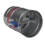 Clapeta antifoc circulara cu siguranta fuzibila UVA-H D100-560mm, 70 °C, rezistenta la foc EI 120S
