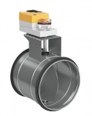 Clapeta circulara de reglaj cu actuator, D100–1000 mm, AGRJ-M