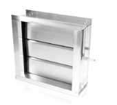 Clapeta de inchidere a aerului, rectangulara, cu control manual SRU‑R