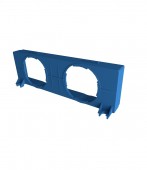 Componenta sistem ventilatie capac cu gauri BLUE GTBL2