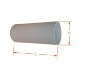 Componenta sistem ventilatie Extensie Spigot 350mm DN125 BLUE GTBL11