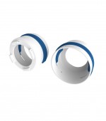 Componenta sistem ventilatie spigot DN75 cu clema BLUE GTBL3