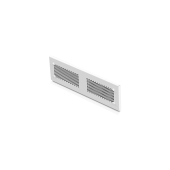 Grila exterioara Nordic V-290×89 alb RAL9016 pentru ventilatie