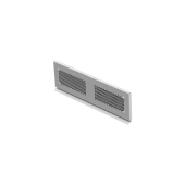 Grila exterioara Nordic V-290×89 gri RAL9006 pentru ventilatie