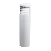 Grila exterioara Sylt alb RAL9016 pentru spatii umede