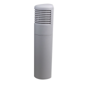 Grila exterioara Sylt gri RAL9006 pentru spatii umede