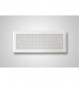 Grila perete ornamentala metal alb 300×100 AE-GRLFQ