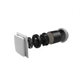 Kit de completare inVENTer iV-Office – ventilator, recuperator ceramic si grila interioara pentru birouri