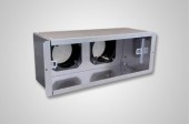 Plenum perete 2x 75 300x100mm intrare spate AEPLMPS