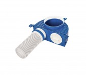 Plenum ventilatie BLUE cu 2x75mm, DN125-127