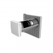 Recuperator de caldura descentralizat inVENTer iV14-MaxAir Corner cu schimbator ceramic – pentru montaj in colt