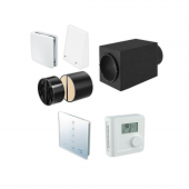 Set complet de ventilatie pentru baie inVENTer 3 in 1, cu sistem de instalare Simplex 425, grila alba RAL9016