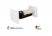SEVi 160 PRO RC (480 mm) – Ventilație cu recuperare de căldură, control wireless și instalare fără cabluri