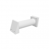 Sistem de admisie aer inVENTer aV100 ALD Plus – complet, cu tub perete si grila exterioara alba RAL9016
