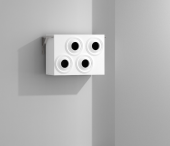 Sistem industrial de climatizare canalizat pentru distributie directionata in hale