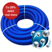 Tubulatura Antistatica, Antibacteriana si Antifungica pentru Ventilatie DN77mm, compatibila DN75, HDPE NovingAIR BLUE Hygiene, 50ml